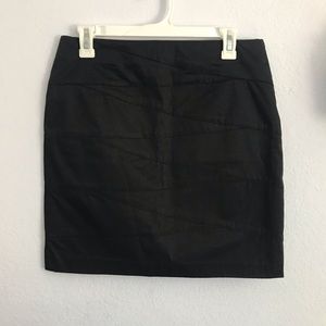 Kenar 6 black bandage fitted skirt